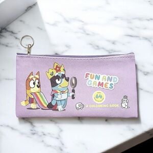🤯5/$25🤯 Bluey Purple Pencil Case